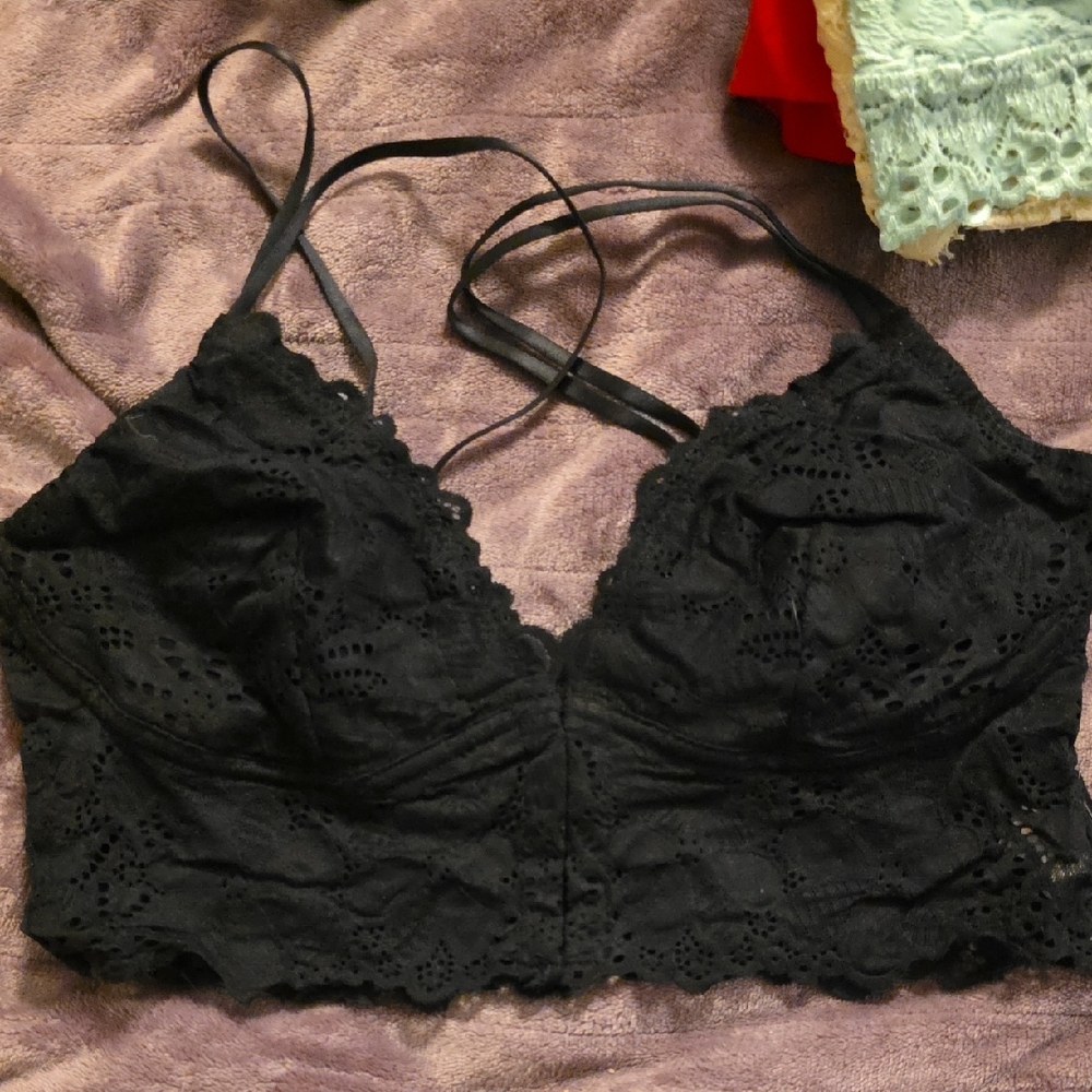Colsie Black Lace Bralette